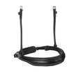 Shires Velociti LUSSO Elite Padded Cavesson Noseband #colour_black