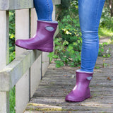 LBC Ladies Ultralight Ankle Boots #colour_burgundy