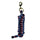 KM Elite 7ft Double Braided Nylon Lead Rope #colour_navy-blue-white-red