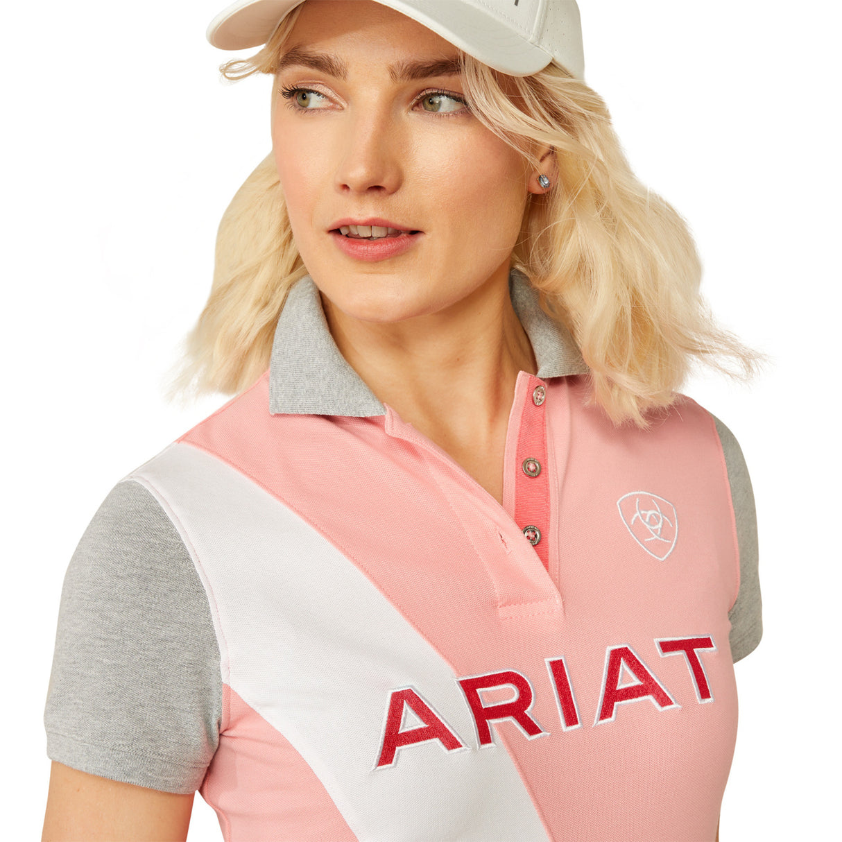 Ariat Women's Taryn Polo #colour_flamingo-pink