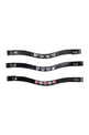 HKM Browbands -Hobby Horsing- Set of 3 #colour_rose-silver