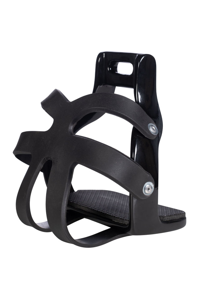 HKM Flexi Stirrups -Sophie- #colour_black