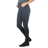 HKM Ladies Silicone Full Seat Riding Tights -Juna- #colour_black