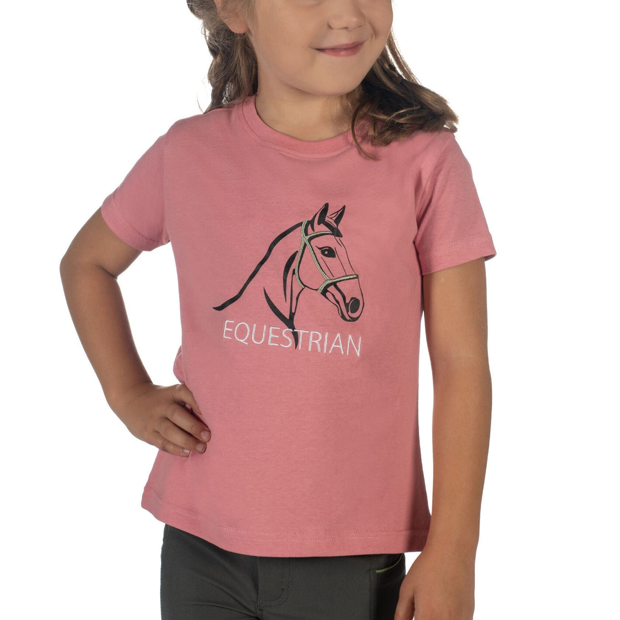 HKM Children's T-shirt -Grace- #colour_rose