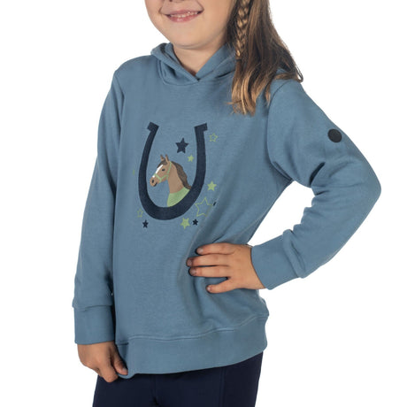 HKM Children's Hoody -Diana- #colour_smokey-blue