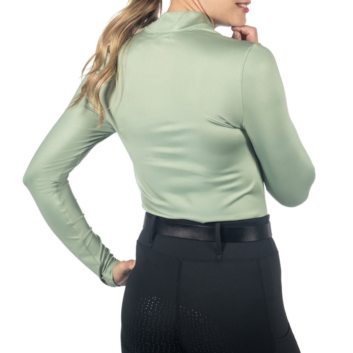 HKM Ladies Functional Shirt -Summer Milano II- #colour_jade-green