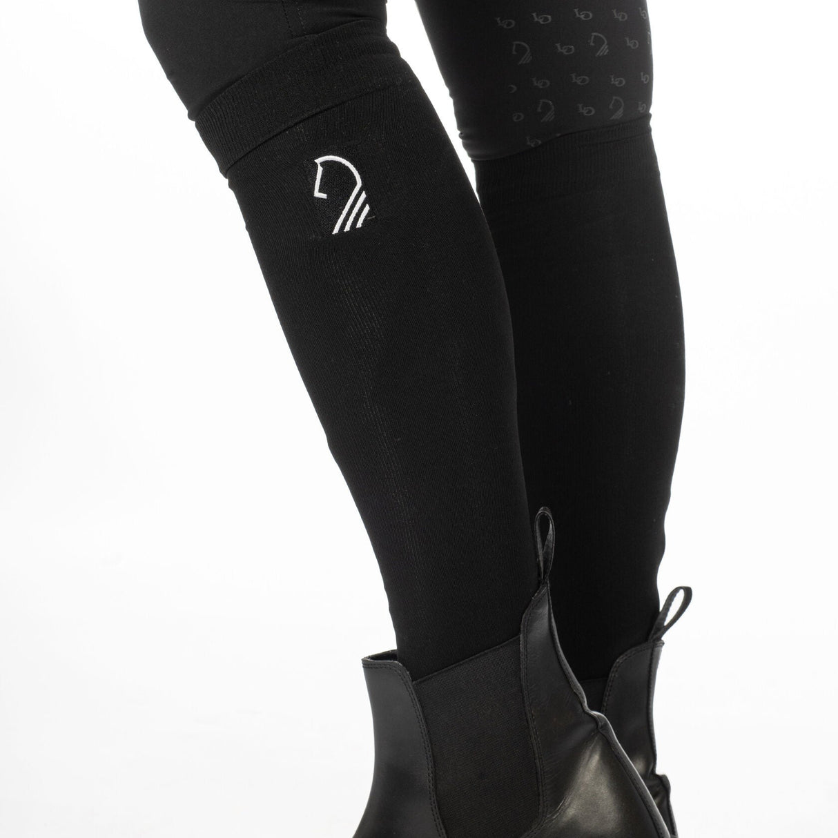 HKM Riding Socks -Amalfi- #colour_black