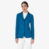 Equestro Women's Three-Button Competition Jacket #colour_blue
