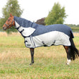 StormX Empra Aqua Shield Fly Rug #colour_navy-silver