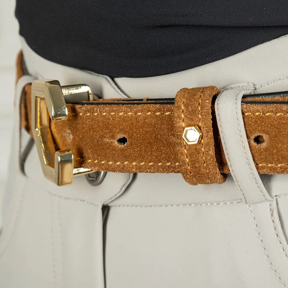 Coldstream Roxburgh Suede Belt #colour_tan