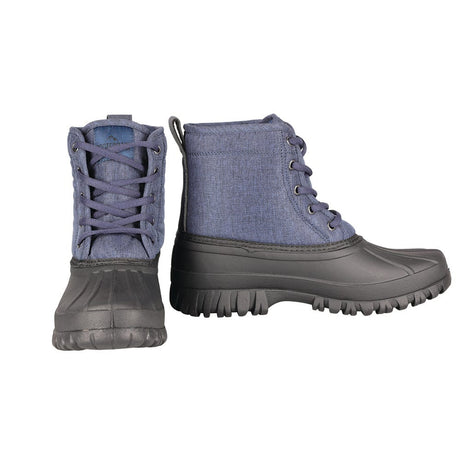 Hy Equestrian Oxspring Waterproof Muck Boots #colour_navy