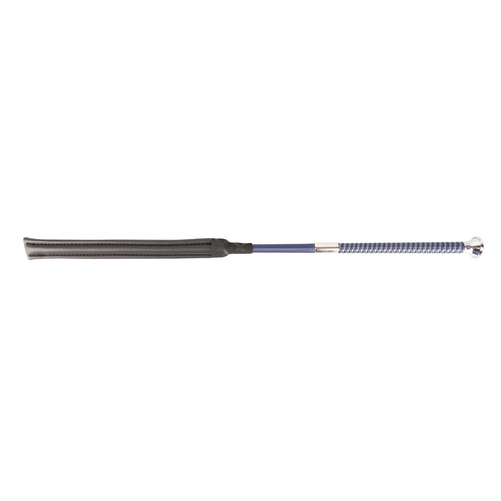 Hy Equestrian Legal Jump Bat with Braided Handle #colour_navy-grey