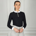 Coldstream Long Sleeve Elrick Show Shirt #colour_navy
