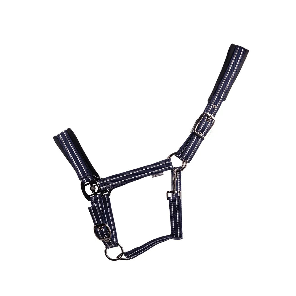Hy Equestrian Vertiga Head Collar #colour_navy