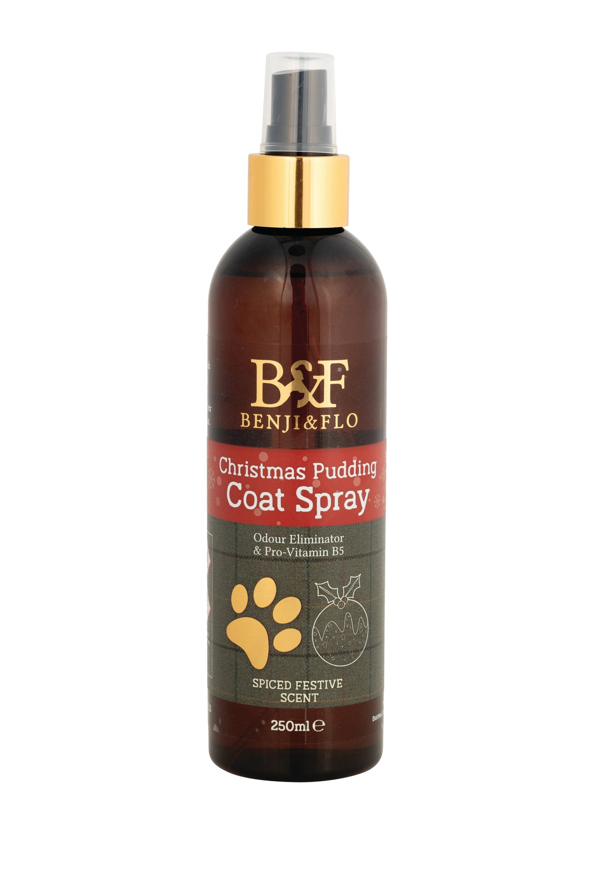 Benji & Flo Christmas Pudding Coat Spray