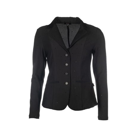 HKM Ladies Competition Jacket -Crystal- #colour_black