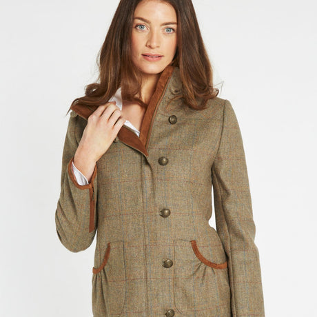 Dubarry Womens Bracken Tweed Jacket #Colour_burren