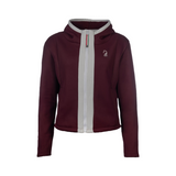 HKM Women's Sweat Jacket -Livigno- #colour_bordeaux