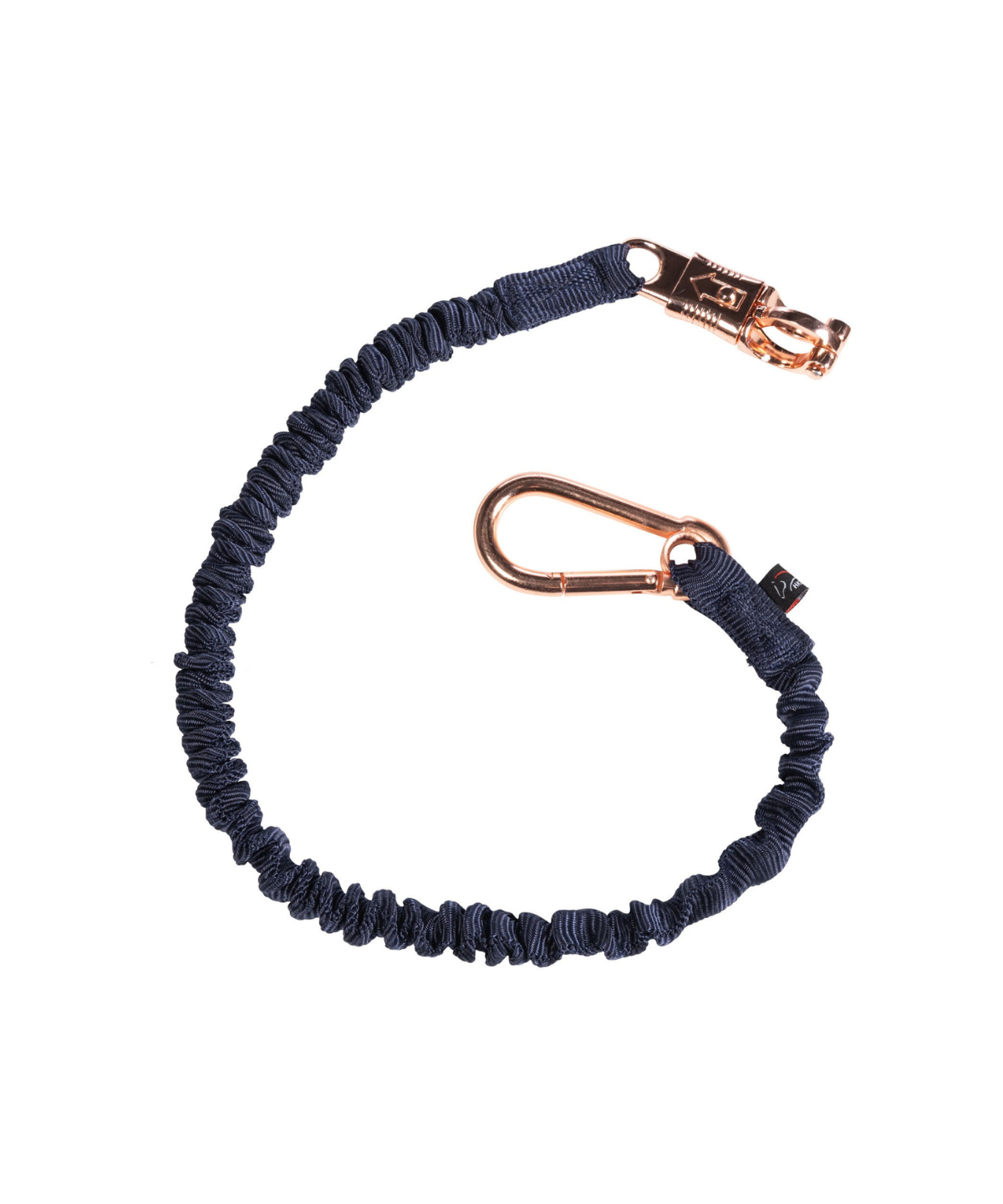 HKM Elastic Bungee Trailer Tie -Rosegold- #colour_navy-rose-gold