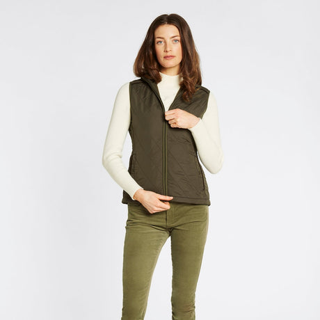 Dubarry Womens Heywood Gilet #colour_olive