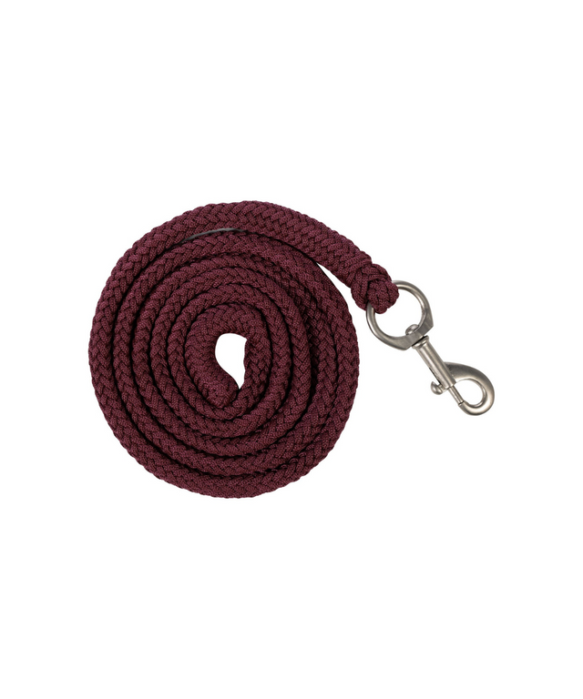 HKM Lead Rope with Snap Hook -Samantha- #colour_bordeaux