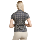 Montar Junior MoLeonora Leo Printed Short Sleveed Training Shirt #colour_dark-slate