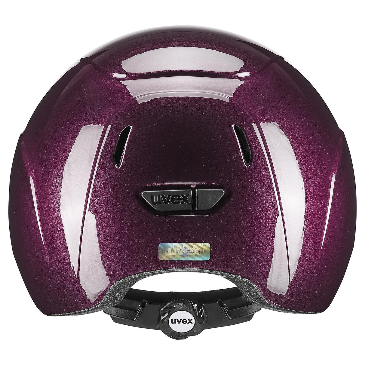 Uvex Kiddox Shiny Riding Hat #colour_burgundy
