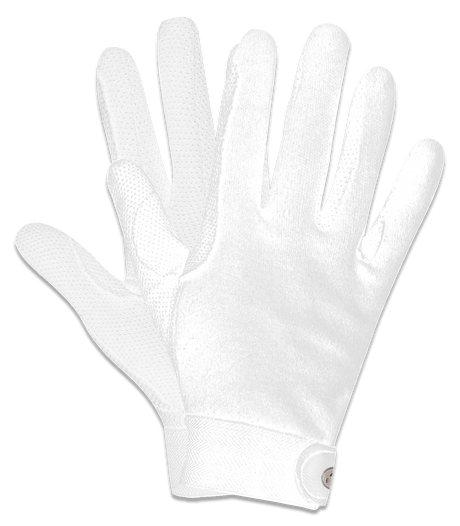 E.L.T Picot Child Knit-Cotton Gloves #colour_white