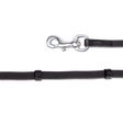 Waldhausen Icelandic Reins With Snap Hooks #colour_black-silver