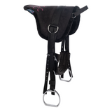 HKM Riding Pad -Funny Horses- #colour_black