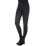 HKM Ladies Silicone Full Seat Riding Breeches -Amalfi- #colour_black