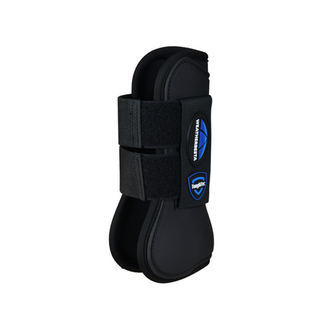 Weatherbeeta Tough-Tec Prime Open Front Boots #colour_black-black