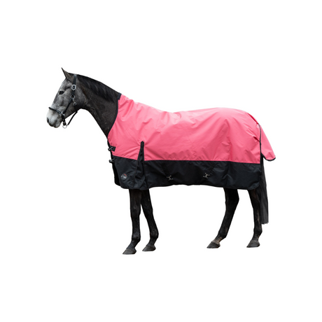 HKM 600D 100g Highneck Rug -Norwich- #colour_coral-black