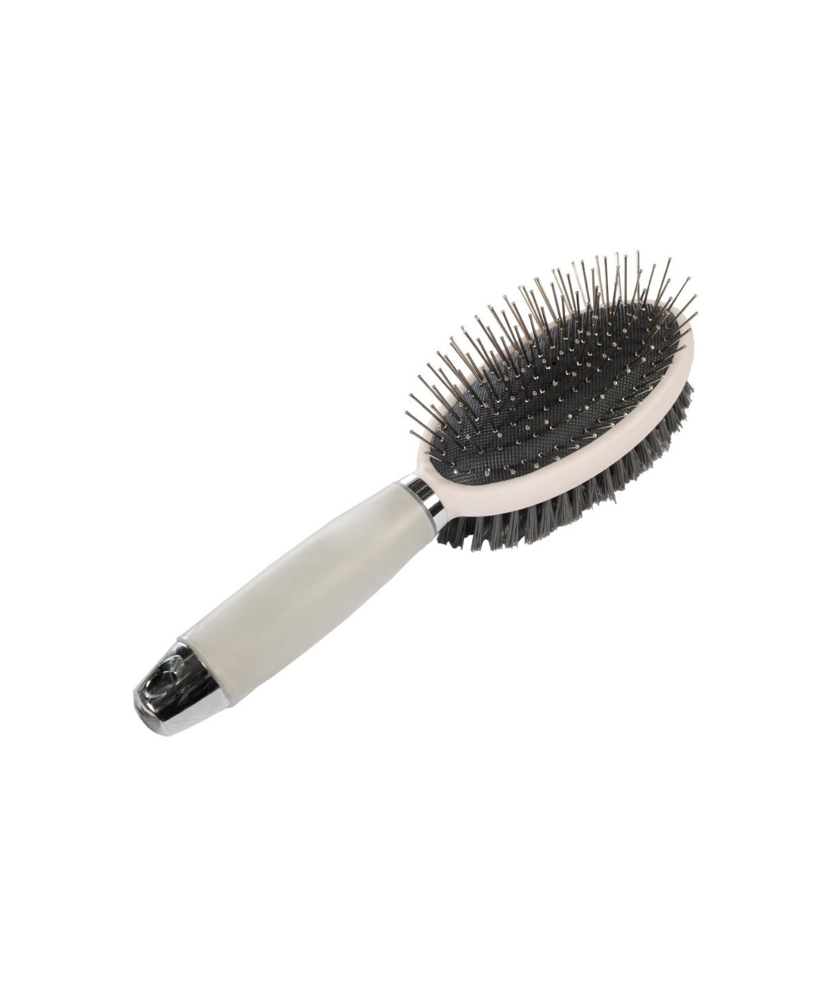 HKM Dual Use Mane and Tail Brush -Gel- #colour_light-rose-light-grey