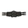 Stubben Equi-Soft® Saddle Girth with Cover - Ebony #colour_vachette-leather-black