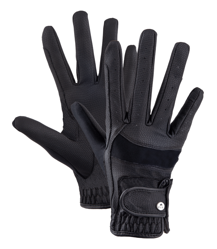 E.L.T Magnetize Riding Glove #colour_black