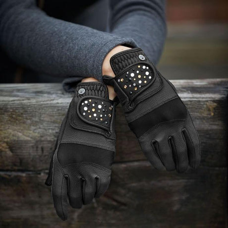 E.L.T Brilliant Riding Glove #colour_black