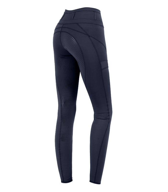 E.L.T Ladies Hanna High Waist Riding Leggings #colour_night-blue