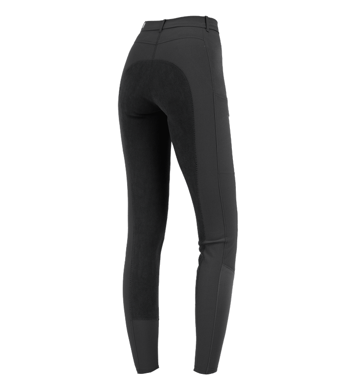 E.L.T Micro Sport Child Riding Breeches #colour_asphalt-black