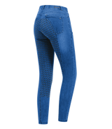 E.L.T Ladies Luna Jeans Breeches #colour_jeans-blue