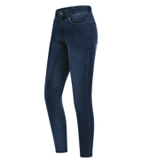 E.L.T Ladies Luna Jeans Breeches #colour_dark-blue