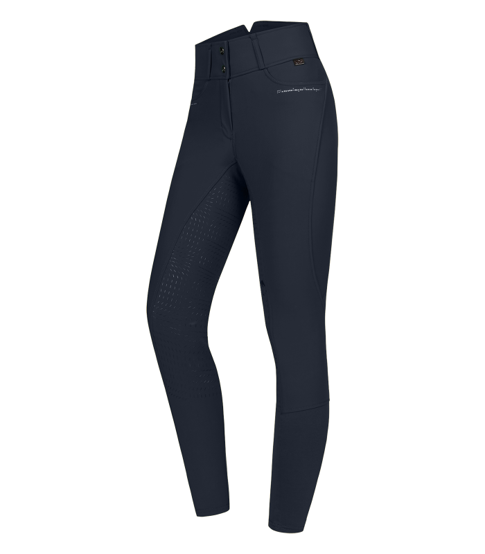 E.L.T Ladies Mathilda Glam High Waist Breeches #colour_deep-blue