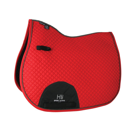 Hy Sport Active GP Saddle Pad #colour_rosette-red
