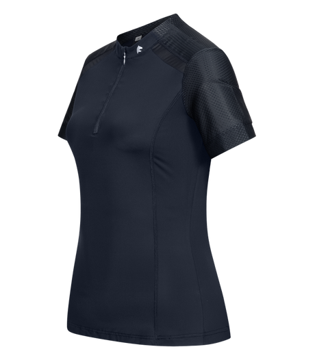 E.L.T Nancy Ladies Functional-Zip-Shirt #colour_deep-blue