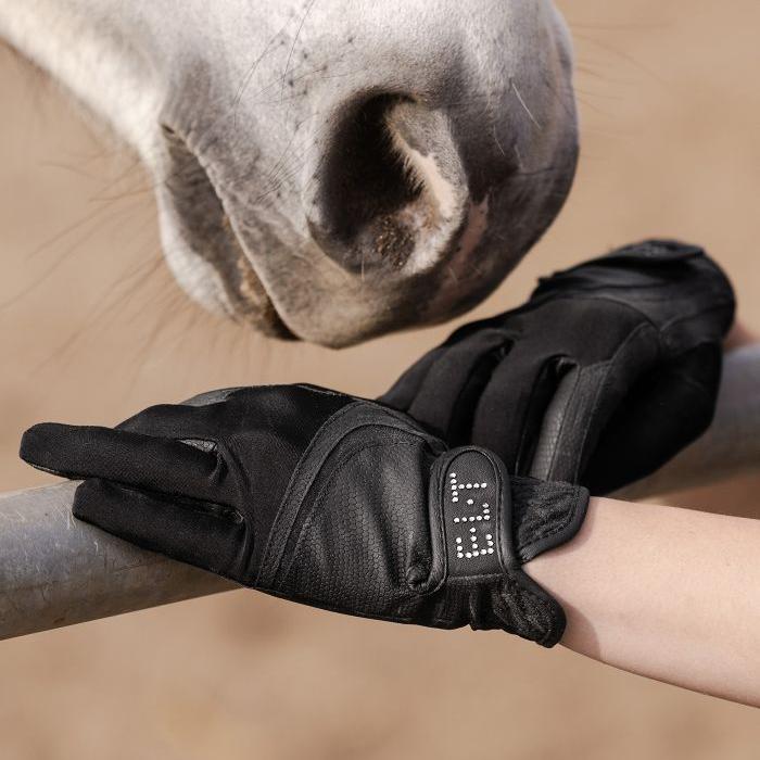 E.L.T Noelle Riding Glove #colour_black