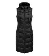 E.L.T Ostende Ladies Lightweight Long Gilet #colour_black