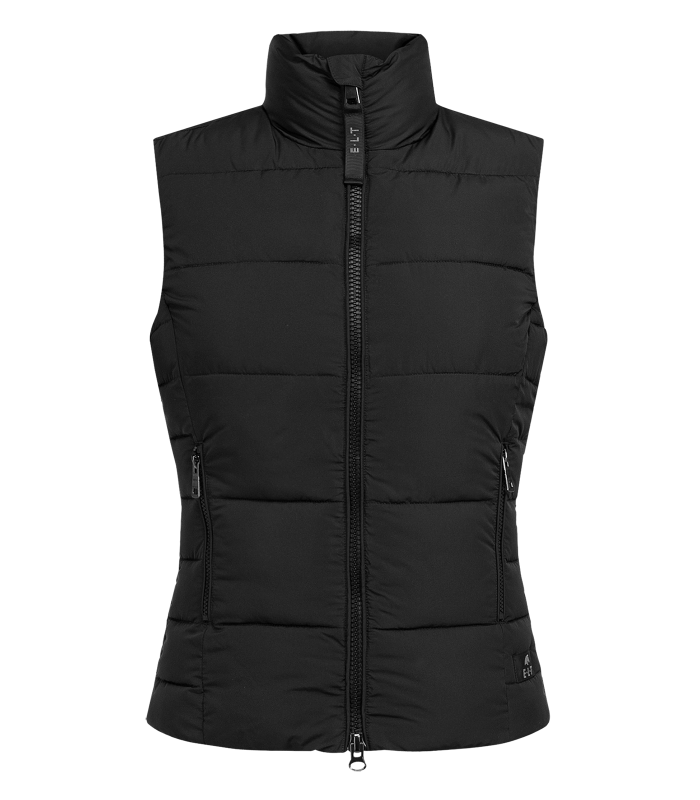 E.L.T Oxford Ladies Winter Light Weight Gilet #colour_black