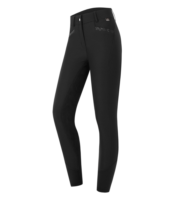 E.L.T Oktavia Ladies Curved High Waist Breeches #colour_black