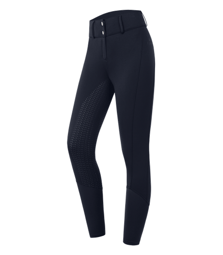 E.L.T Essential Ladies High Waist Silicone Breeches #colour_deep-blue