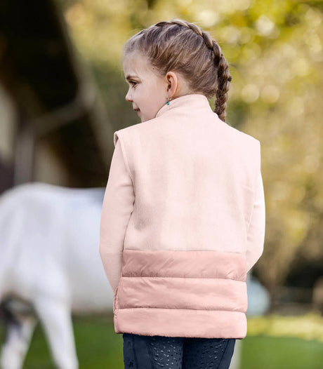 ELT Children's Lucky Milu Quilted Gilet #colour_pale-pink